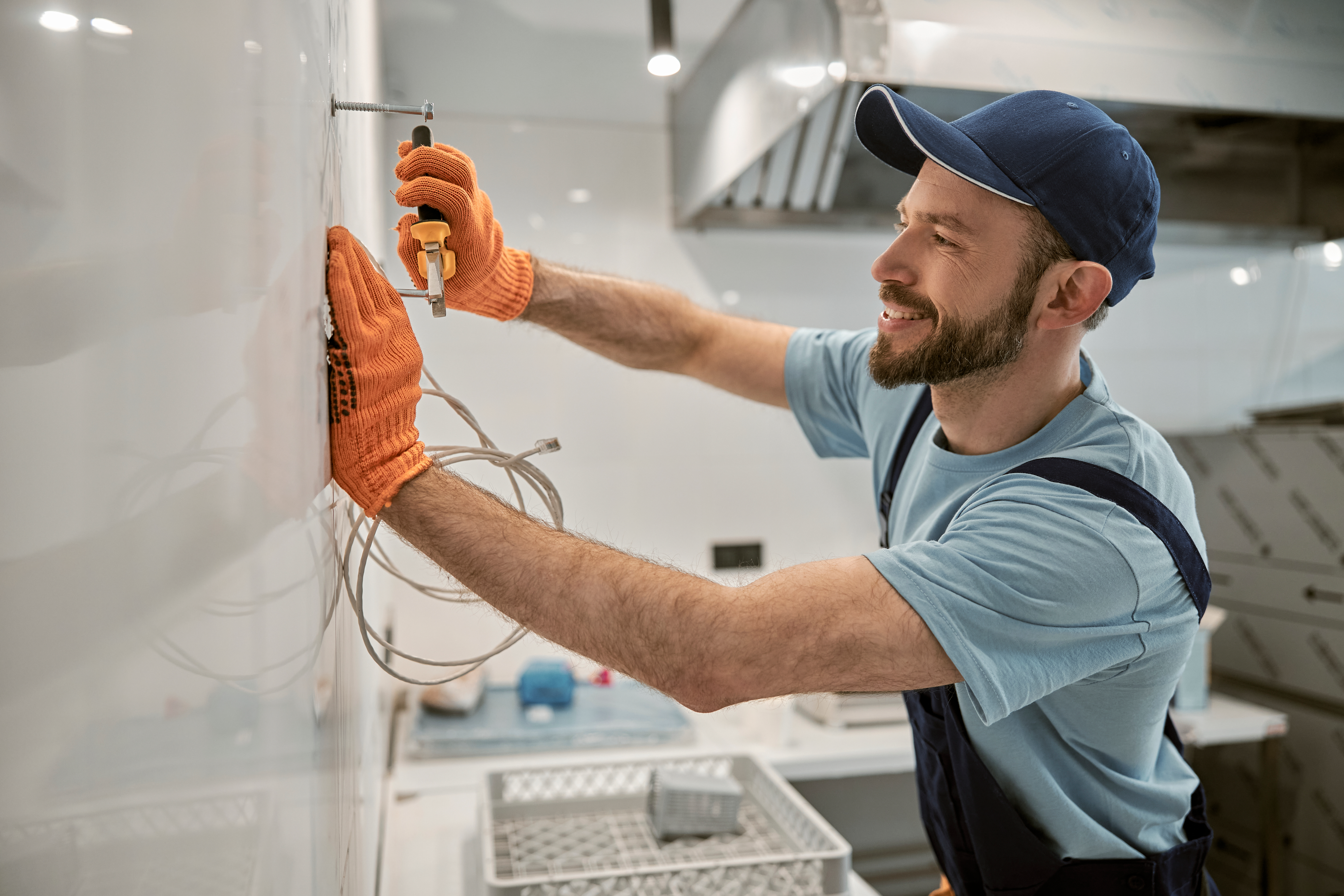 Running new cable connections