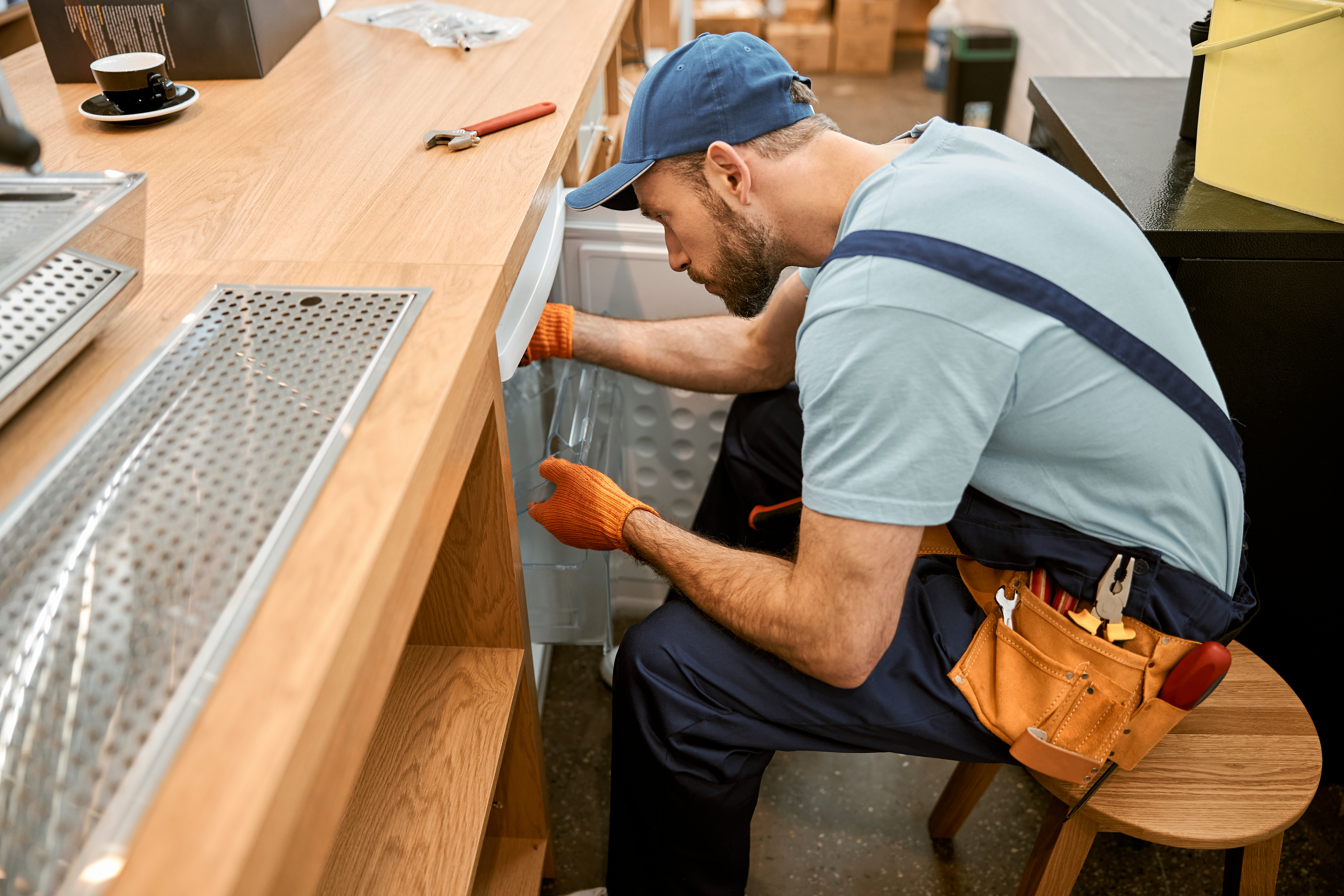 Repairing a household appliance